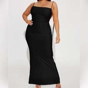 Fashion Nova Black Maxi Dress